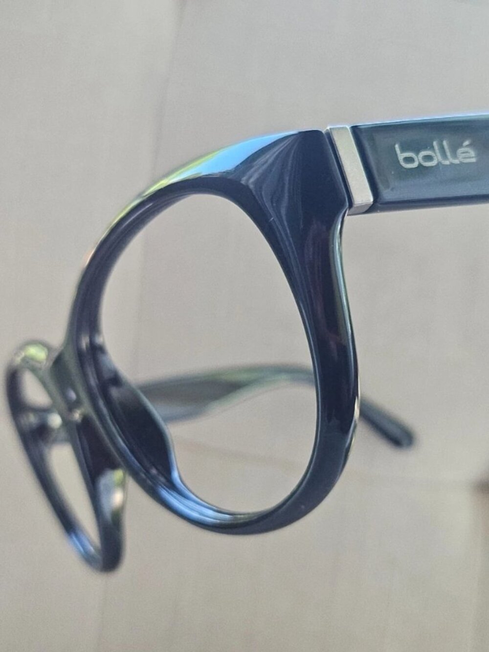 Vintage Bolle Women Eyeglasses Frame Black Eyewear Winnie Cat Eye Frame only